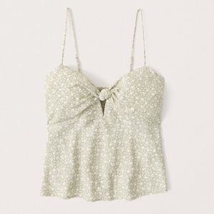 ABERCROMBIE KNOT FRONT CAMI
